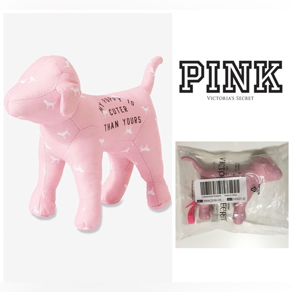 Victoria's Secret Accessories - 🆕VICTORIA’S SECRET PINK - NWT - MINI PINK DOG 2019 LIMITED EDITION - MY PUPPY